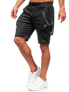 Bolf Herren Kurze Sporthose Cargoshorts Schwarz  HS7179