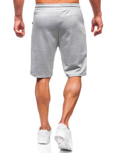 Bolf Herren Kurze Sporthose Grau 8K200