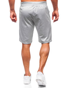 Bolf Herren Kurze Sporthose Grau 8K297