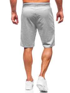 Bolf Herren Kurze Sporthose Grau  8K298