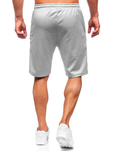 Bolf Herren Kurze Sporthose Grau  8K929