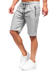 Bolf Herren Kurze Sporthose Grau  JX130