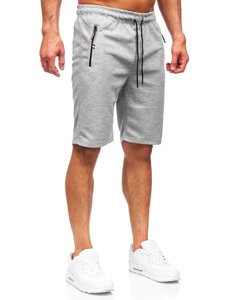 Bolf Herren Kurze Sporthose Grau  JX130