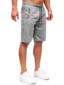 Bolf Herren Kurze Sporthose Grau  JX131