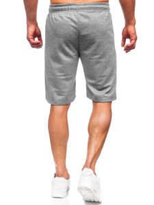 Bolf Herren Kurze Sporthose Grau  JX131