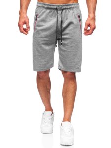 Bolf Herren Kurze Sporthose Grau  JX131