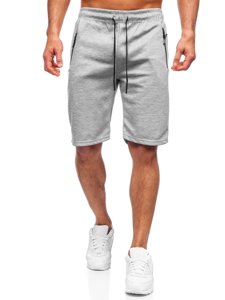 Bolf Herren Kurze Sporthose Grau  JX132