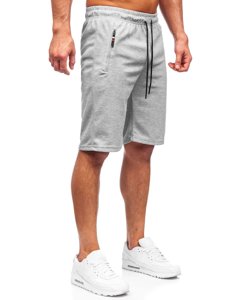 Bolf Herren Kurze Sporthose Grau  JX202