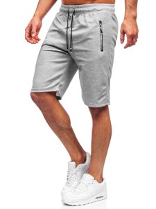 Bolf Herren Kurze Sporthose Grau  JX203