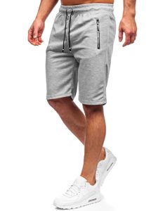 Bolf Herren Kurze Sporthose Grau  JX203