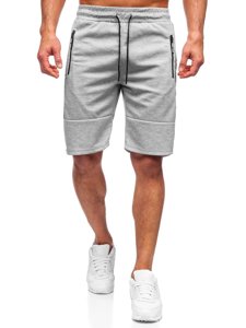 Bolf Herren Kurze Sporthose Grau  JX211