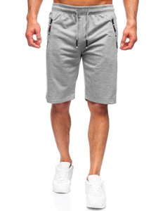 Bolf Herren Kurze Sporthose Grau  JX503