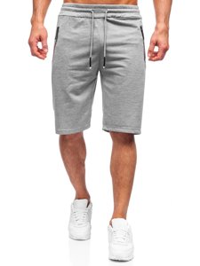 Bolf Herren Kurze Sporthose Grau  JX511