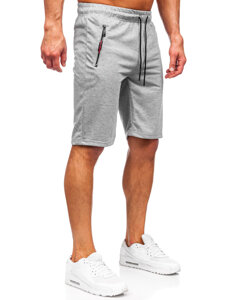 Bolf Herren Kurze Sporthose Grau  JX800