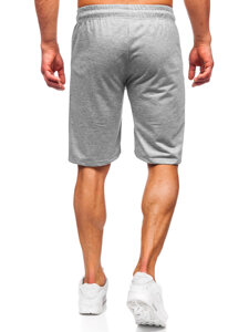 Bolf Herren Kurze Sporthose Grau  JX800