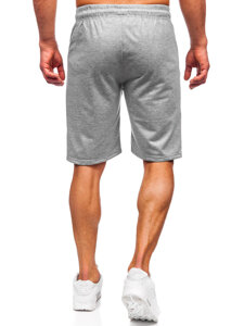 Bolf Herren Kurze Sporthose Grau  JX805