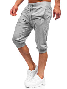 Bolf Herren Kurze Sporthose Grau  K10002