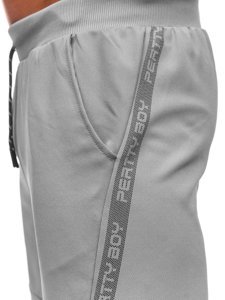 Bolf Herren Kurze Sporthose Grau  KS2601