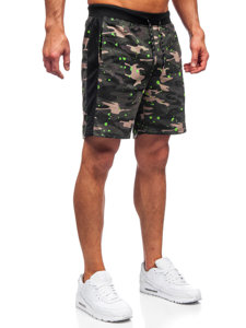 Bolf Herren Kurze Sporthose Khaki  KS2579