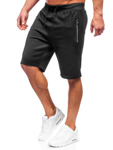 Bolf Herren Kurze Sporthose Schwarz  8K288