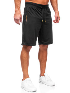 Bolf Herren Kurze Sporthose Schwarz 8K295