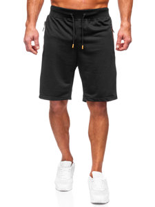 Bolf Herren Kurze Sporthose Schwarz 8K295