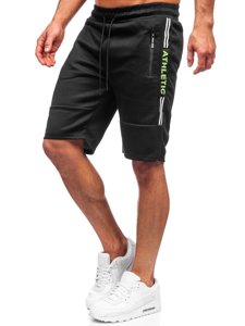 Bolf Herren Kurze Sporthose Schwarz  JX211