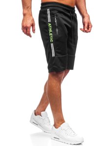 Bolf Herren Kurze Sporthose Schwarz  JX211