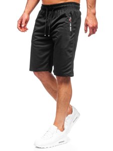 Bolf Herren Kurze Sporthose Schwarz  JX503