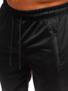 Bolf Herren Kurze Sporthose Schwarz  JX808