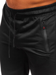 Bolf Herren Kurze Sporthose Schwarz  JX822