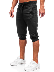 Bolf Herren Kurze Sporthose Schwarz  K10002