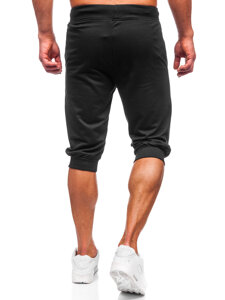 Bolf Herren Kurze Sporthose Schwarz  K10002