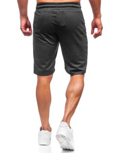 Bolf Herren Kurze Sporthose Schwarzgrau  JX211