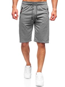 Bolf Herren Kurze Sporthose Schwarzgrau  JX503