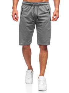 Bolf Herren Kurze Sporthose Schwarzgrau  JX505