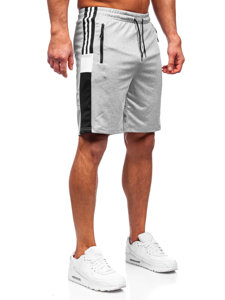 Bolf Herren Kurze Sporthose Shorts Grau  68040