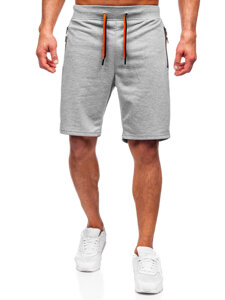 Bolf Herren Kurze Sporthose Shorts Grau  8K291