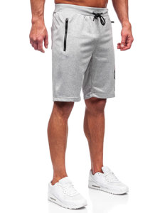 Bolf Herren Kurze Sporthose Shorts Grau  HS7195