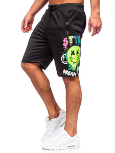 Bolf Herren Kurze Sporthose Shorts Schwarz  HS7195