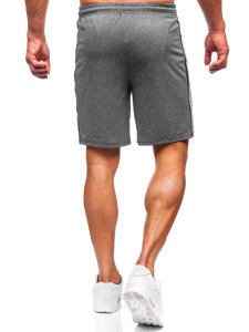 Bolf Herren Kurze Sporthose Shorts Schwarzgrau  68005