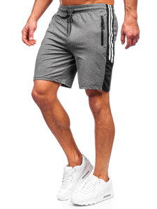 Bolf Herren Kurze Sporthose Shorts Schwarzgrau  68006