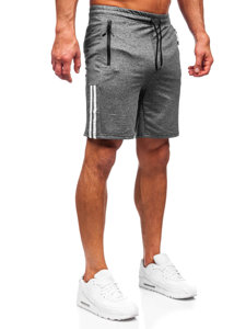 Bolf Herren Kurze Sporthose Shorts Schwarzgrau  68020