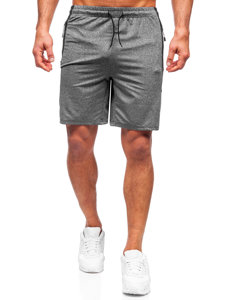 Bolf Herren Kurze Sporthose Shorts Schwarzgrau  68026