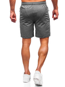 Bolf Herren Kurze Sporthose Shorts Schwarzgrau 68041