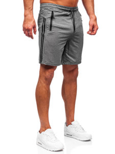 Bolf Herren Kurze Sporthose Shorts Schwarzgrau  68058