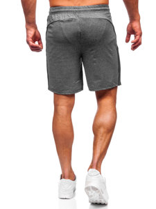 Bolf Herren Kurze Sporthose Shorts Schwarzgrau  68058