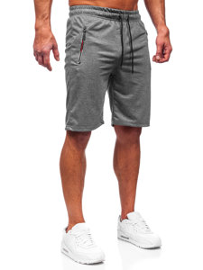 Bolf Herren Kurze Sporthose Shorts Schwarzgrau  JX711