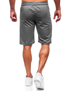 Bolf Herren Kurze Sporthose Shorts Schwarzgrau  JX711