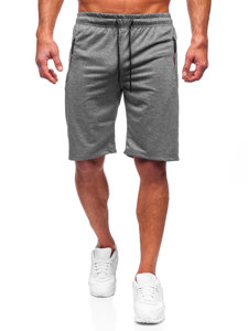 Bolf Herren Kurze Sporthose Shorts Schwarzgrau  JX711